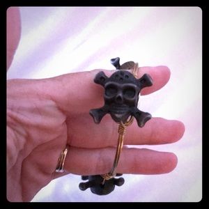 Bourbon and bow ties trunk show pirate skull